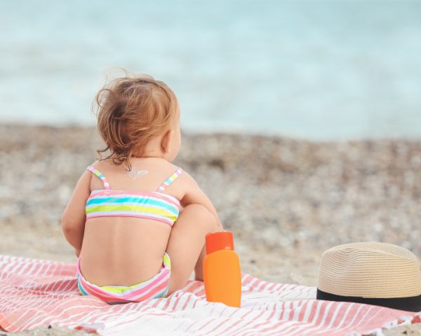 use non toxic sunscreen on your baby
