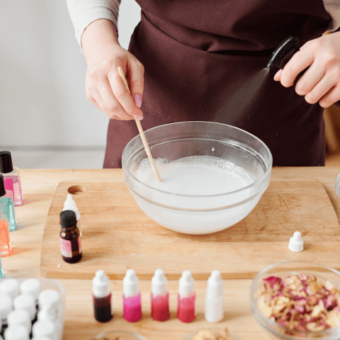 DIY homemade essential oil spray