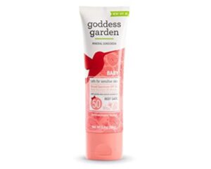 best non toxic sunscreen Goddess Garden Organics Baby Mineral Sunscreen, SPF 50