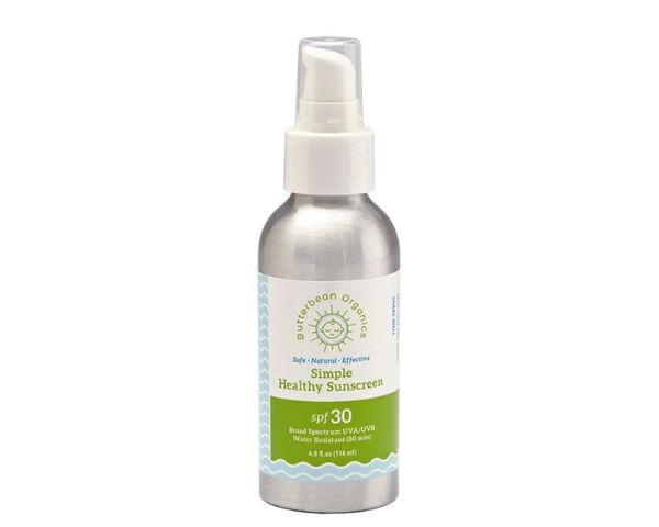 best non toxic sunscreen Butterbean Organics Simple Healthy Sunscreen, SPF 30
