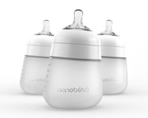 best bottle for breastfed babies Nanobebe Flexy Silicone Baby Bottles